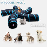 Tree Pattern Tunnel Interactive Cat Toy